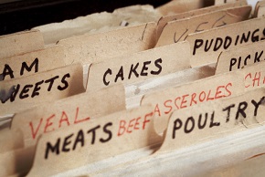 storing your recipes