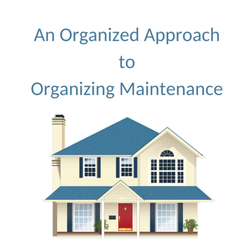 organizing maintenance guide