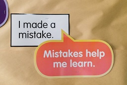 making mistakes